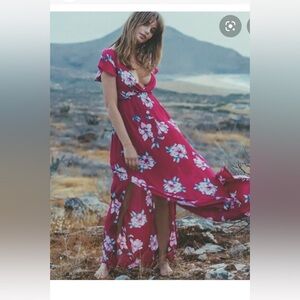 Billabong “flutter in the rain” dress